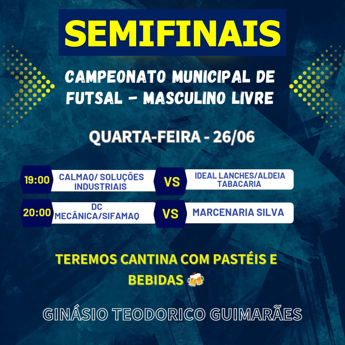 SEMIFINAIS DEFINEM OS FINALISTAS DO CAMPEONATO MUNICIPAL DE FUTSAL 2024
