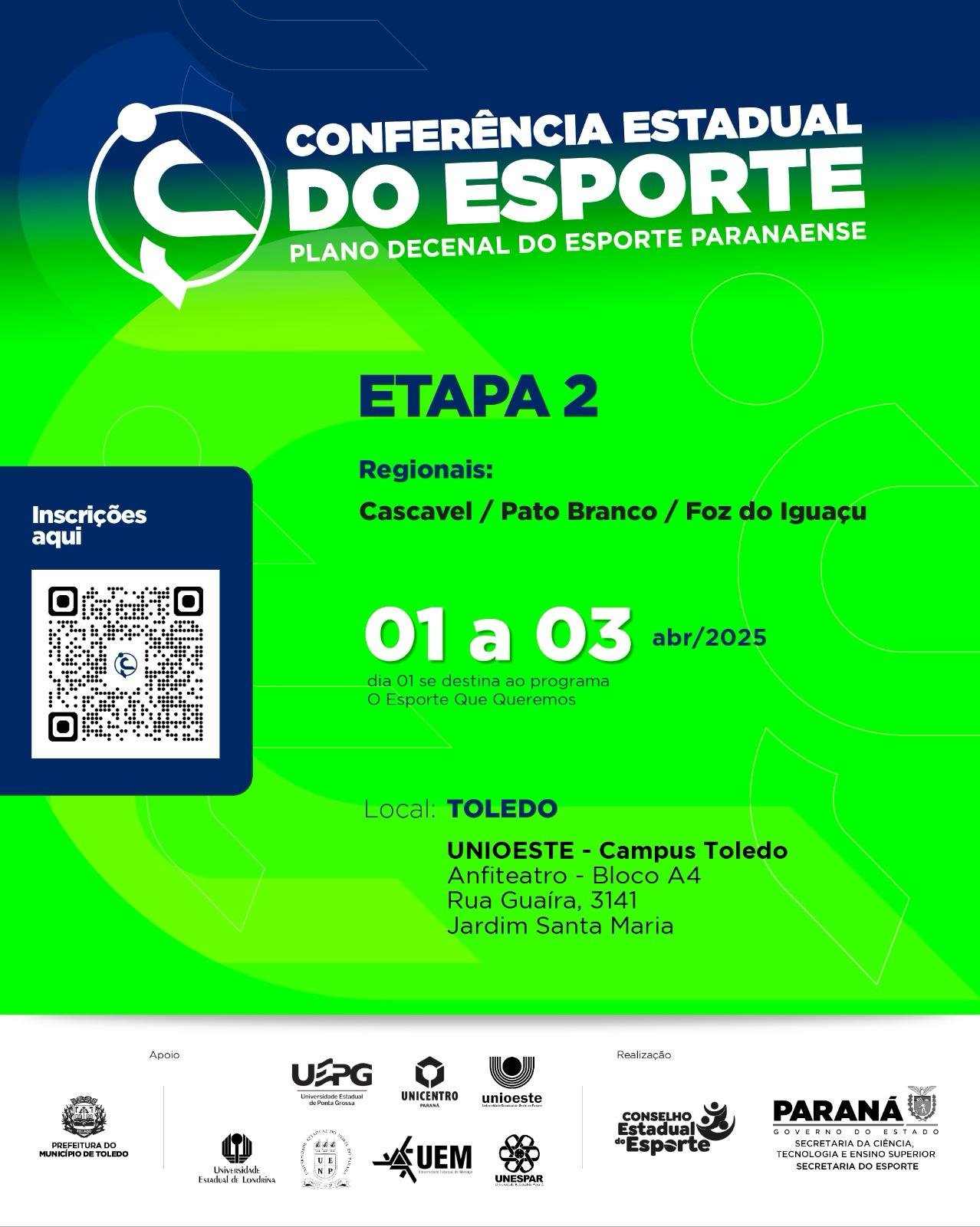 DOIS VIZINHOS MARCA PRESENÇA NA CONFERÊNCIA ESTADUAL DO ESPORTE EM FOZ DO IGUAÇU