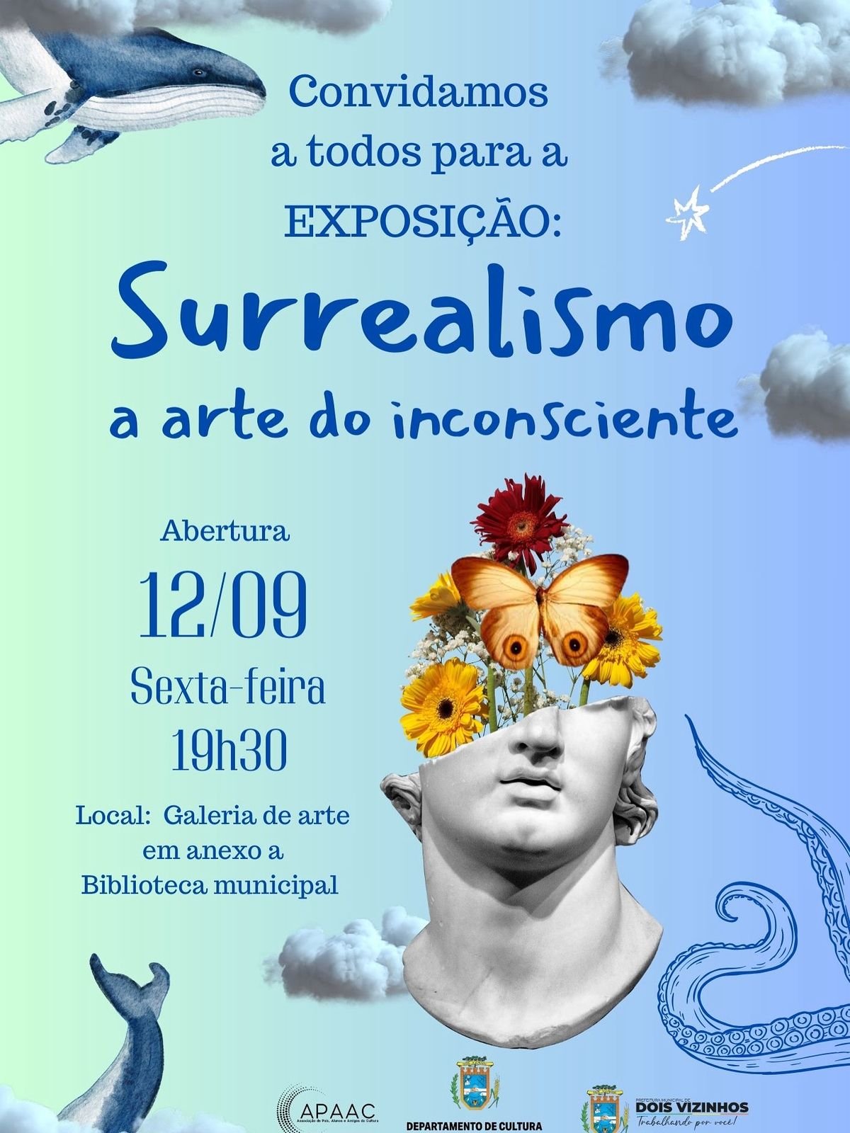 EXPOSIÇÃO SURREALISMO: A ARTE DO INCONSCIENTE TEM ABERTURA HOJE EM DOIS VIZINHOS