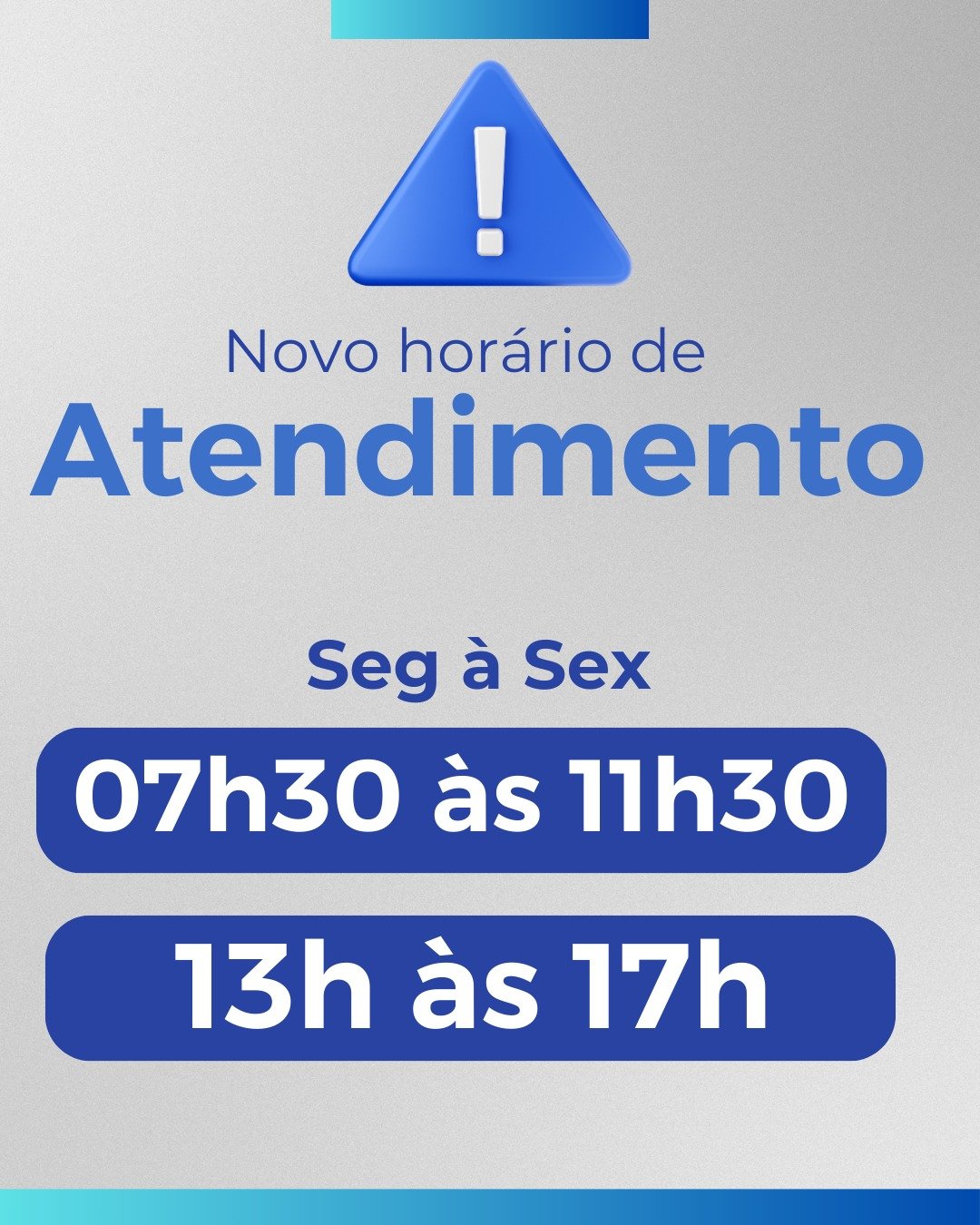PREFEITURA ADOTA NOVO HORÁRIO DE EXPEDIENTE A PARTIR DE SEGUNDA-FEIRA, 3 DE NOVEMBRO