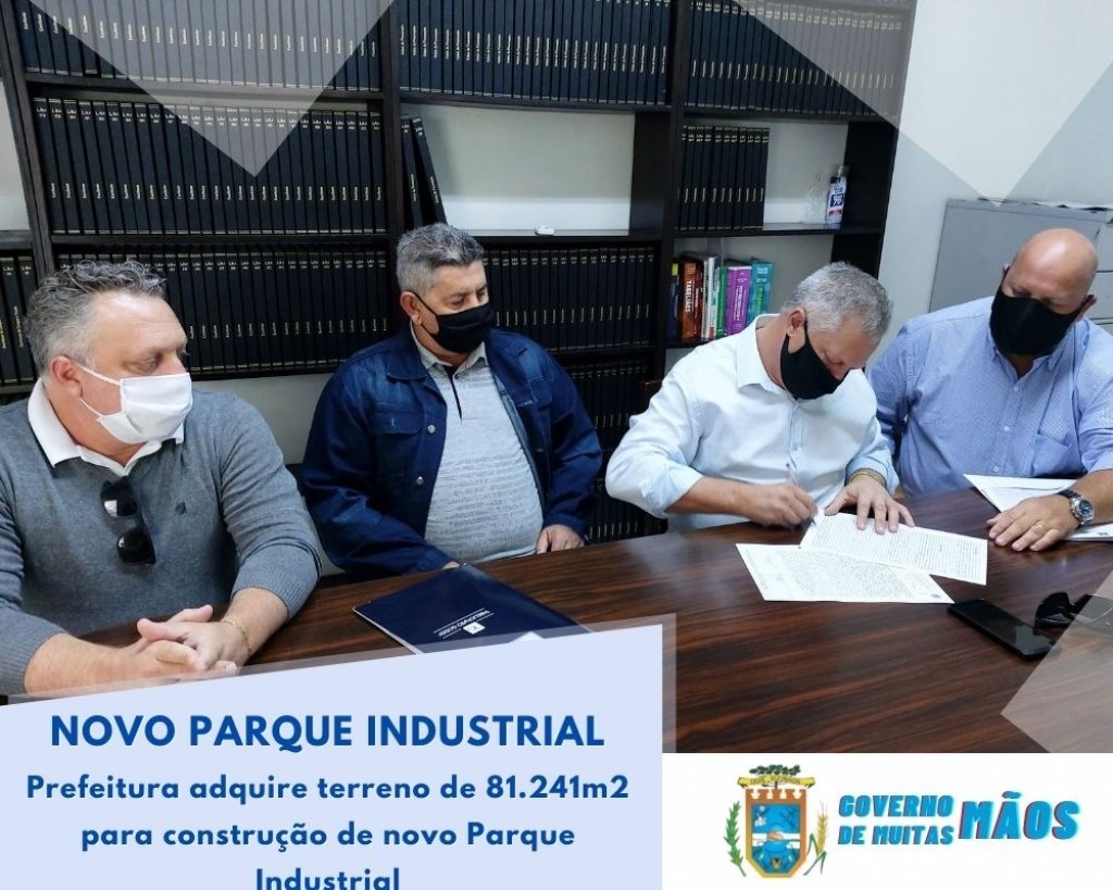 Prefeito Municipal Adquire Área para Instalação de Parque Industrial