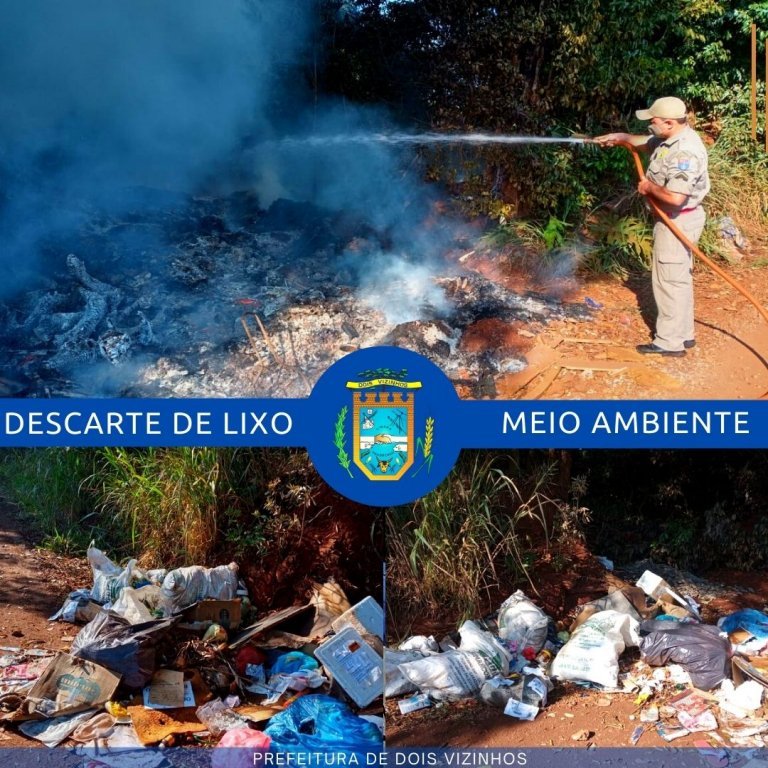 Secretarias Pedem Conscientização Sobre Descarte Irregular de Lixo Principalmente Em Beiras de Estradas.