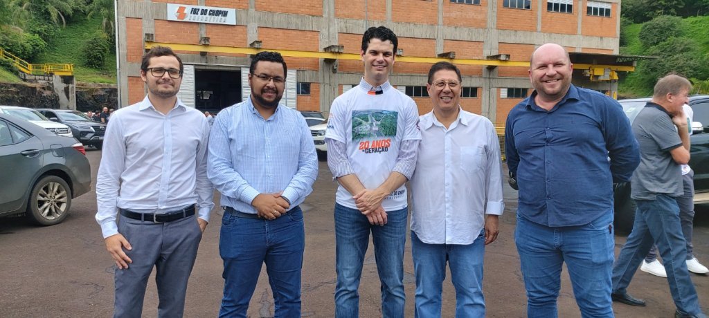 Prefeito Carlinhos Turatto Participa da Comemoração dos 20 Anos da Pequena Central Hidrelétrica Arturo Andreoli